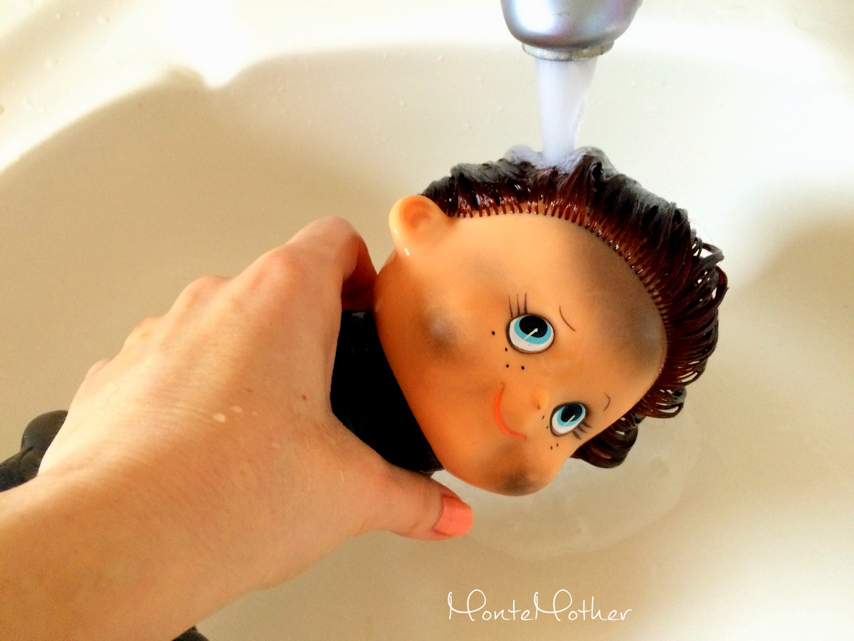 how to detangle smooth soften renew dolls hair_ako rozcesat babike vlasy4